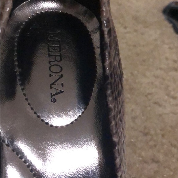 NWOT Merona snakeskin heels - Picture 4 of 6